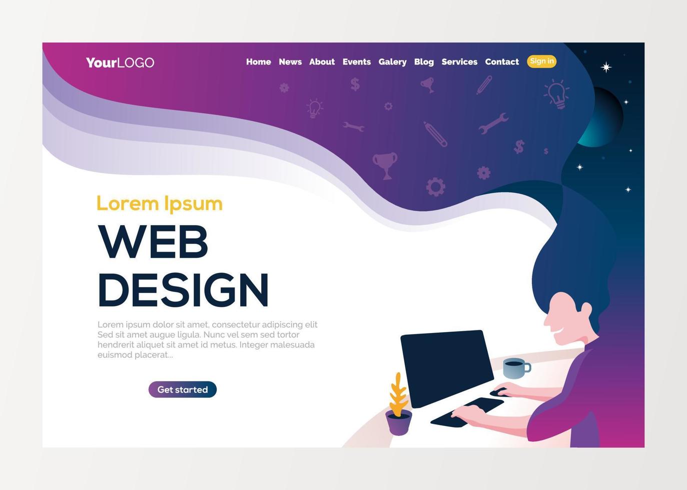 creative-website-template-designs-illustration-concepts-of-web-page-design-for-website-and-mobile-website-easy-to-edit-and-customize-vector